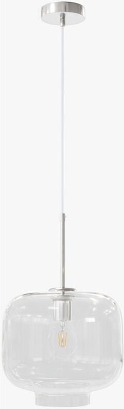 Moderne Pendelleuchte aus Glas - Verstellbares Kabel - Dewers Silber