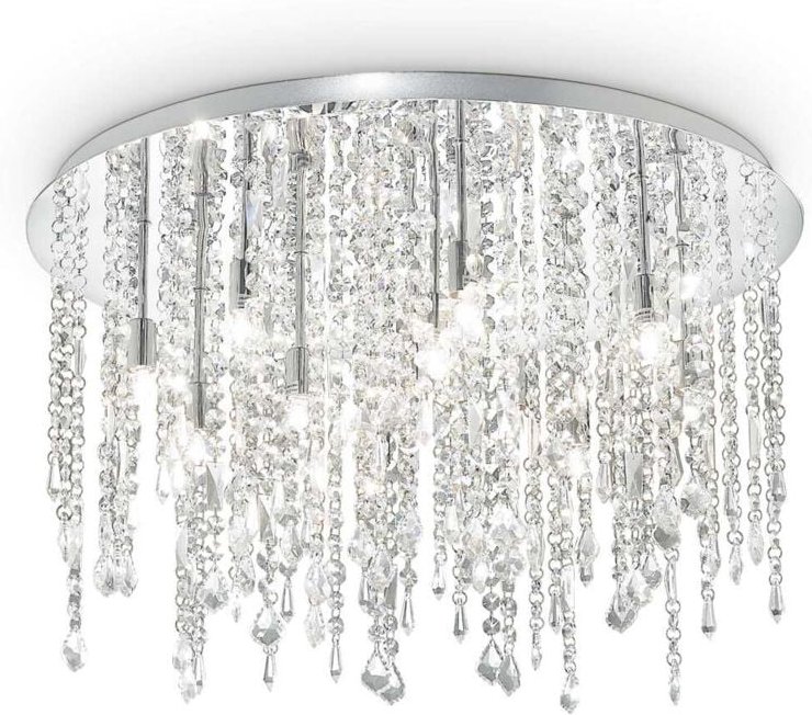 Ideal Lux - Royal - 12 Light Medium Semi Flush Deckenanhänger Chrom, G9