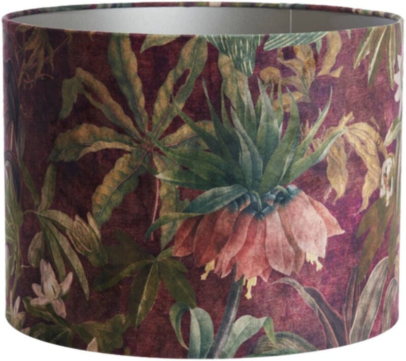 Light & Living - lampenschirm - Passion - lila - textil - Ø 40cm