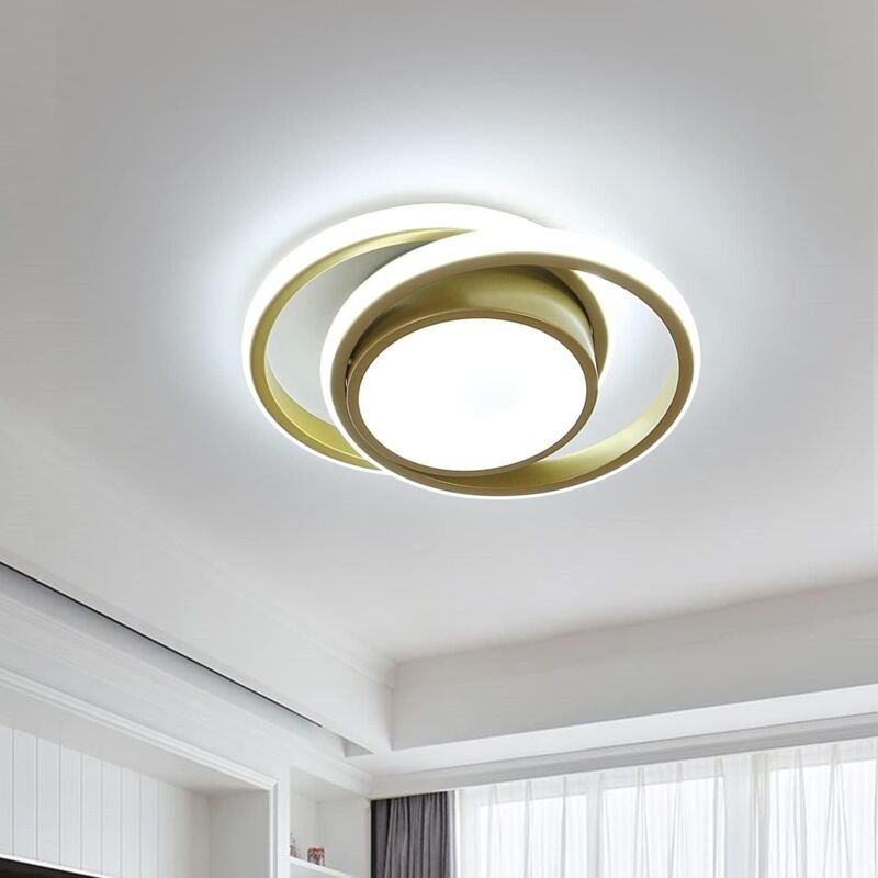 COMELY LED Deckenleuchte Rund 32W 2350LM, Moderne Deckenlampe für Flur, Schlafzimmer, Badezimmer, Küche, Wohnzimmer, Dur...