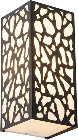 Klassische Außenwandleuchte schwarz IP44 - Nicole