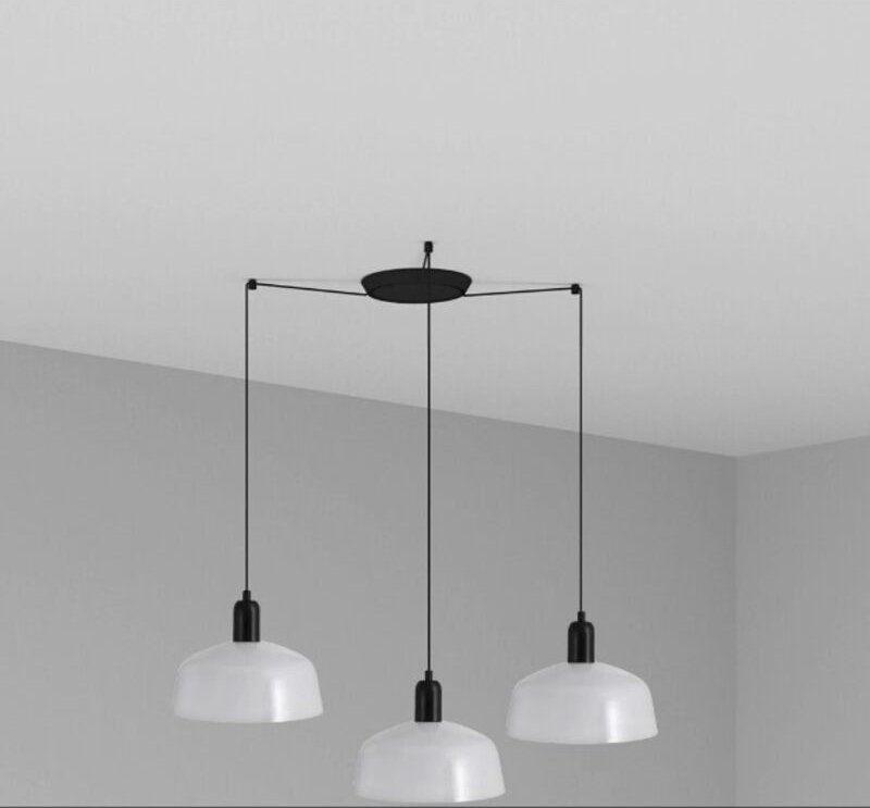 Faro Barcelona - tatawin m 3L Weiße Hängeleuchte