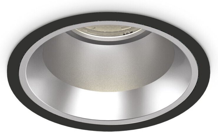 Ideal Lux - off Rundes Einbau-Downlight Schwarz 16,2 cm 4000K