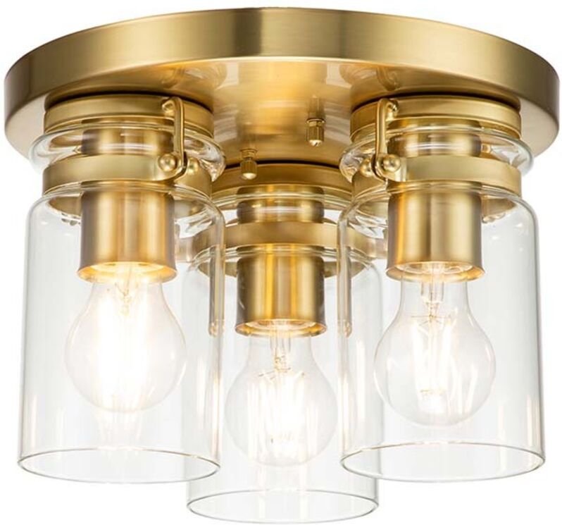 Kichler - Elstead Brinley Shade Cluster Deckenleuchte aus gebürstetem Messing