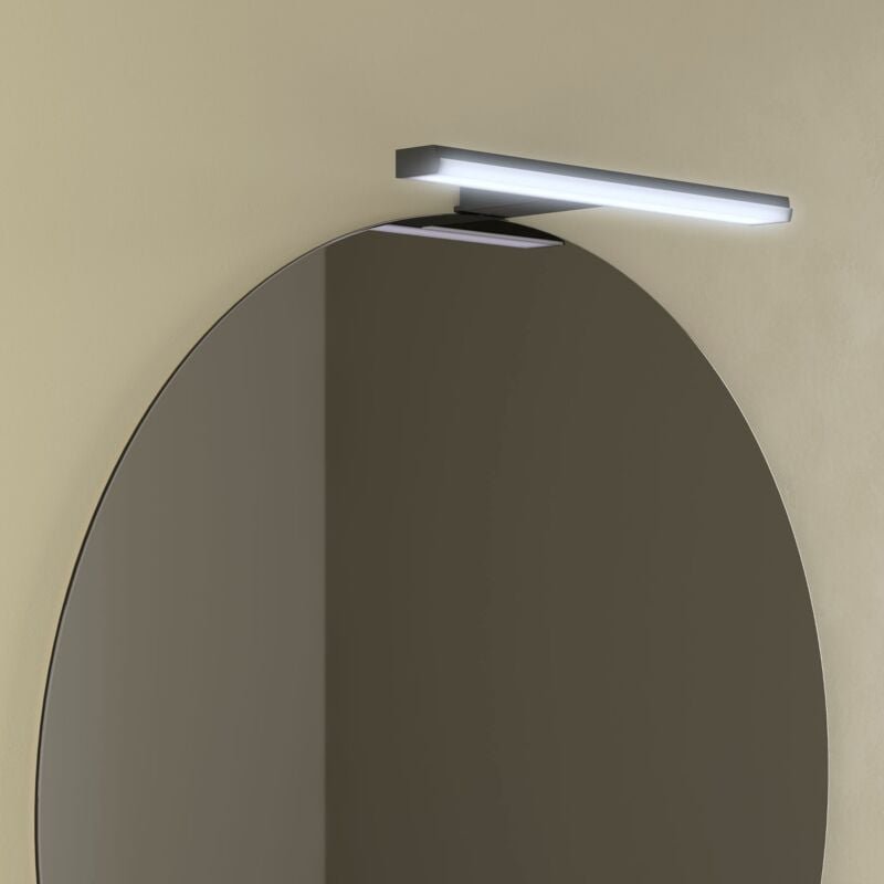 Salgar Leuchte PANDORA 308 Schwarz, LED-Leuchte (8 W- 5700ºK) IP44 Multifunktionsbefestigung 308 x 112 x 32 mm