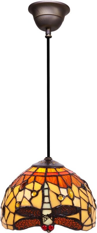 Deckenpendelleuchte kleinerer Durchmesser 20 cm mit Kabel der Belle Amber-Serie