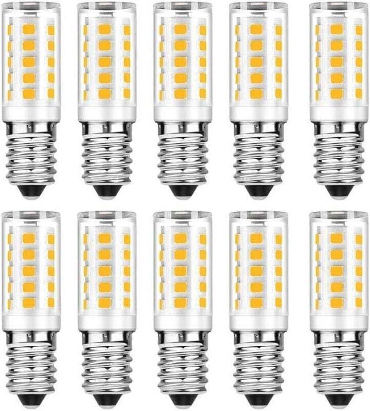 10er-Pack E14 LED-Lampen – Warmweiß (3000 K) – 5 W (entspricht einer 50-W-Glühbirne) – 500 lm (nicht dimmbar)