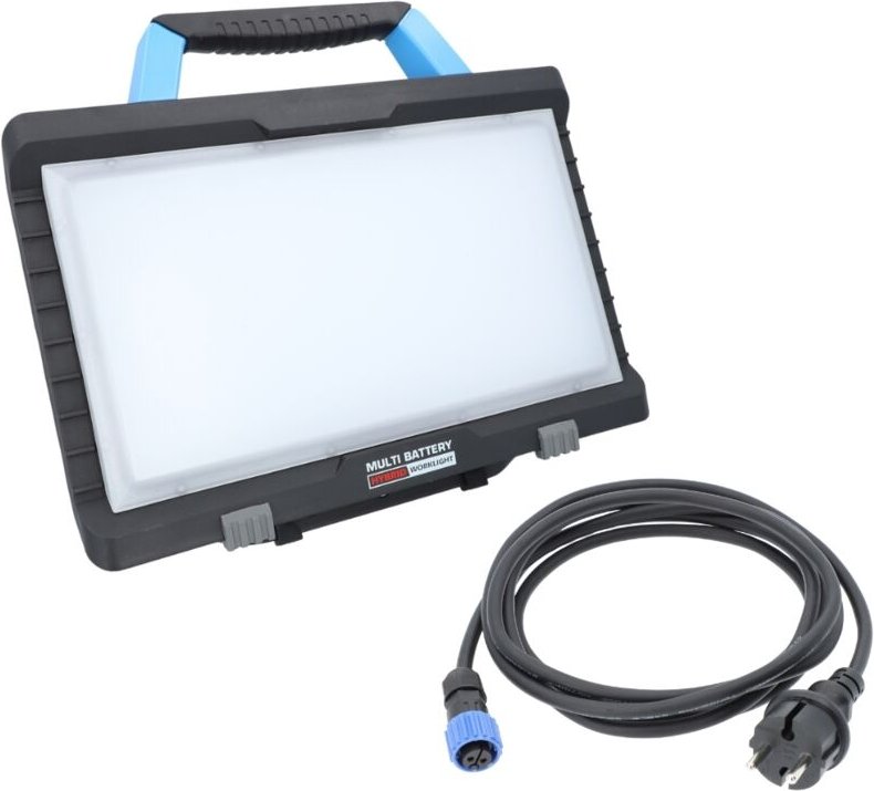 BTEC Worker Multi Akku 50 Watt Arbeitsleuchte IP54 LED Baustrahler Arbeitslampe Bauleuchte Werkstattlampe Baustellenlamp...