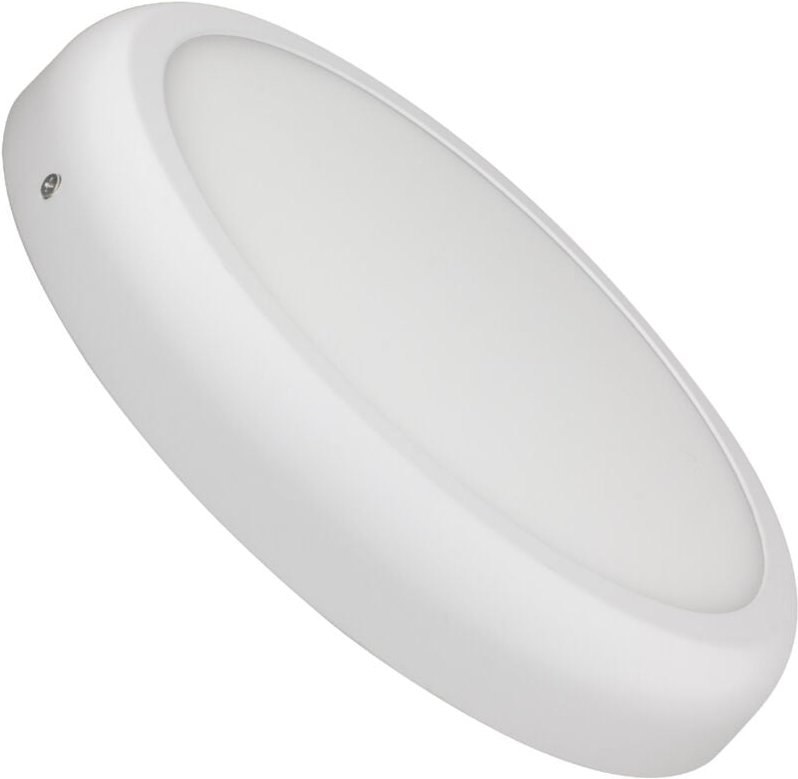 Ledkia - LED-Deckenleuchte 24W Rund Metall Ø300mm Design White 2900K - 3200K Warmweiß