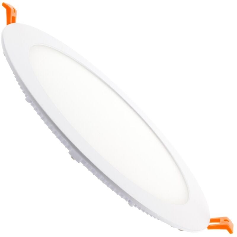 Ledkia - led Einbaustrahler flach 18W Rund SuperSlim Ausschnitt ø 205 mm 4000K Neutralweiß