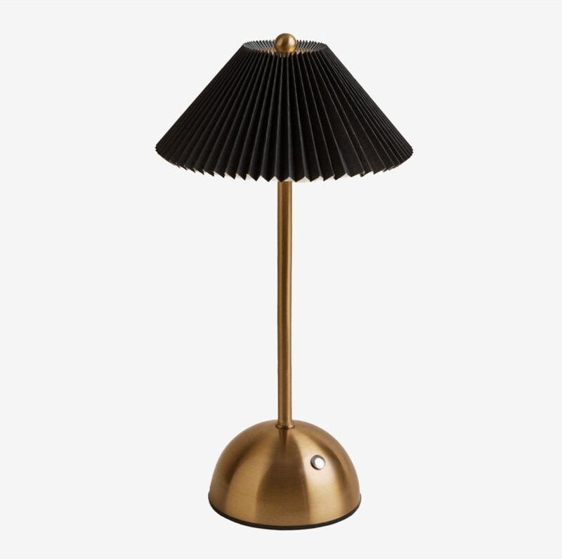 Sklum - Kabellose LED-Tischlampe für den Außenbereich aus Eisen Berila Schwarz