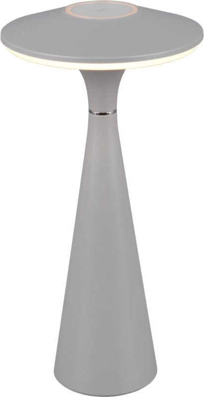 Reality Leuchten - reality LED-Akku-Tischleuchte torrez, R57726177, grau, ip 44, 2 w, 180 lm