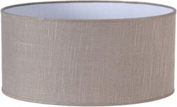 Thumbnail - Fabrilamp - Happy E27 Zylindrischer Lampenschirm Leinen Grau 40dx40dx21h - fab 176334028