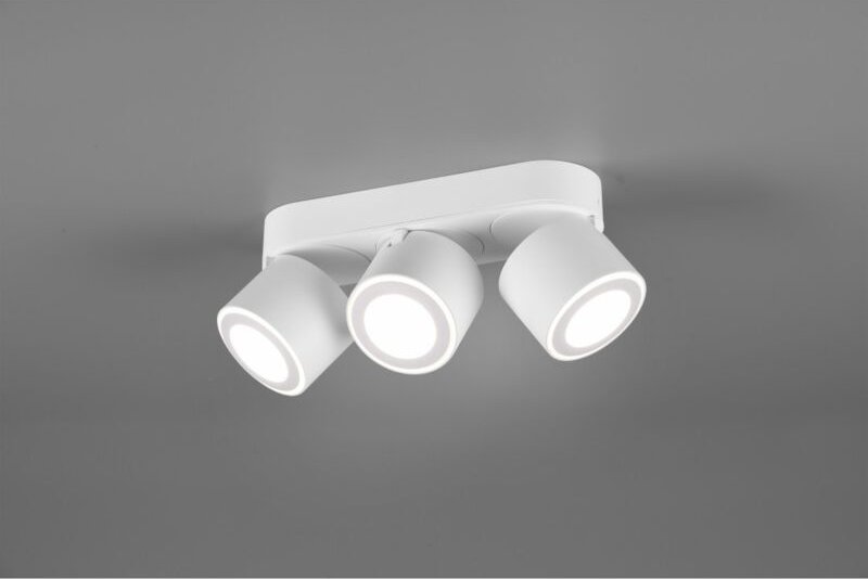 Decke 3 Spot Double Led Emission L27 cm Taurus White Trio Lighting