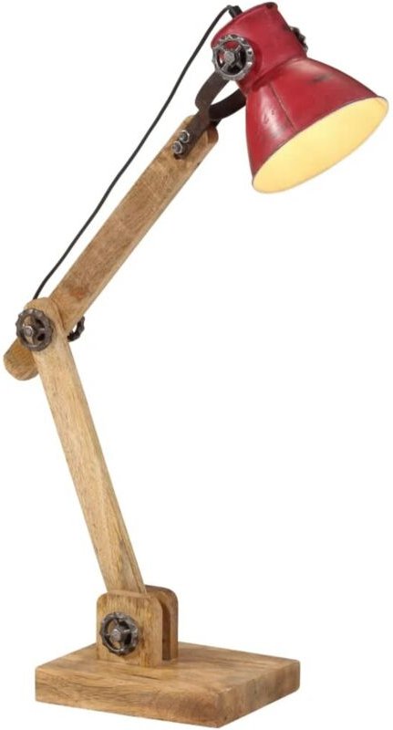 Schreibtischlampe 25 W Rot 23x18x96 cm E27 vidaXL241125