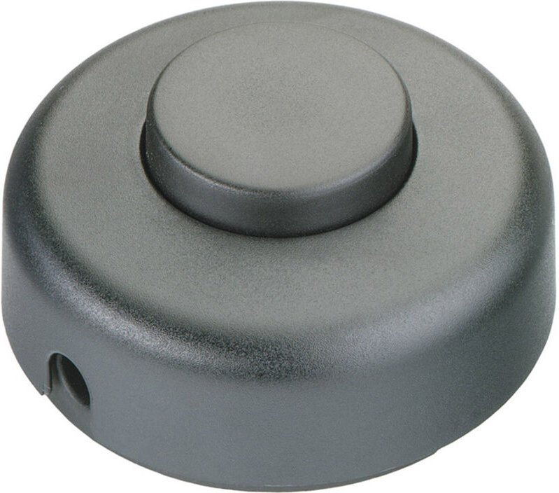 Inter Bär - interBär 5062-504.01 Tretschalter Schwarz 1 x Aus/Ein 2 a 1 St.