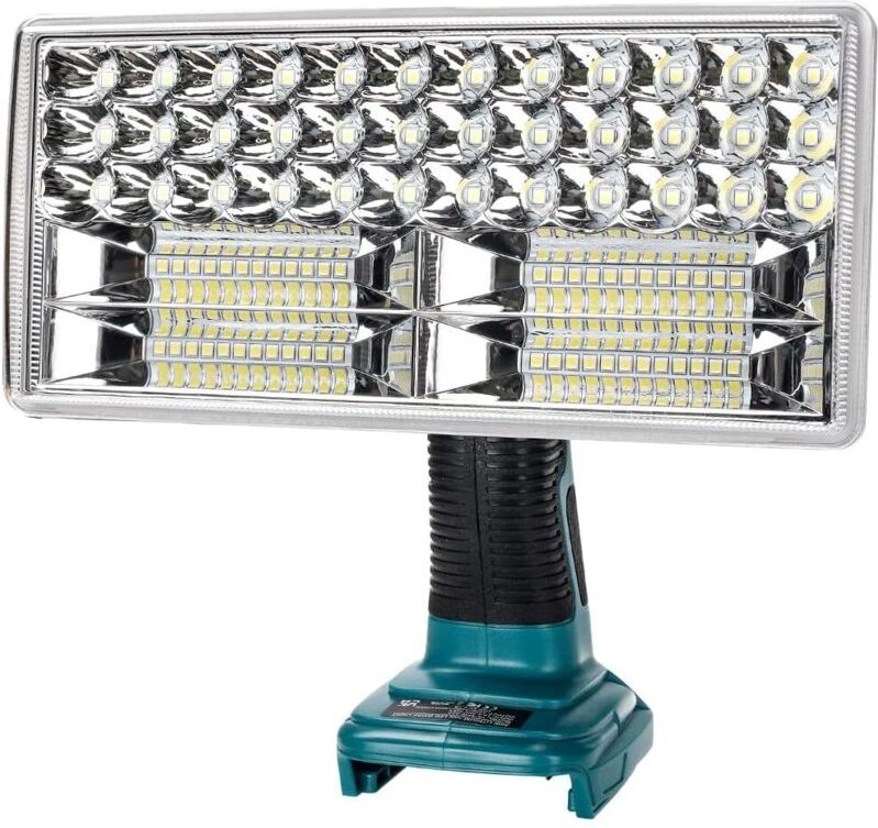 Kabellose LED-Arbeitsleuchte, tragbare Außenarbeitsleuchte mit USB-Ladeanschluss, 9-Zoll-Taschenlampe mit 4200 lm, kompa...