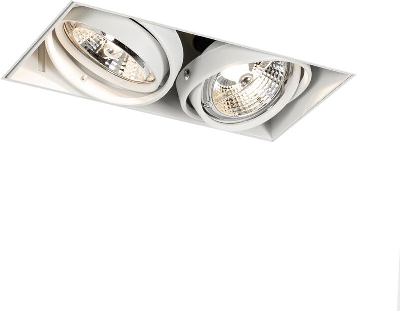 Thumbnail - Einbaustrahler weiß GU10 AR70 randlos 2-flammig - Oneon