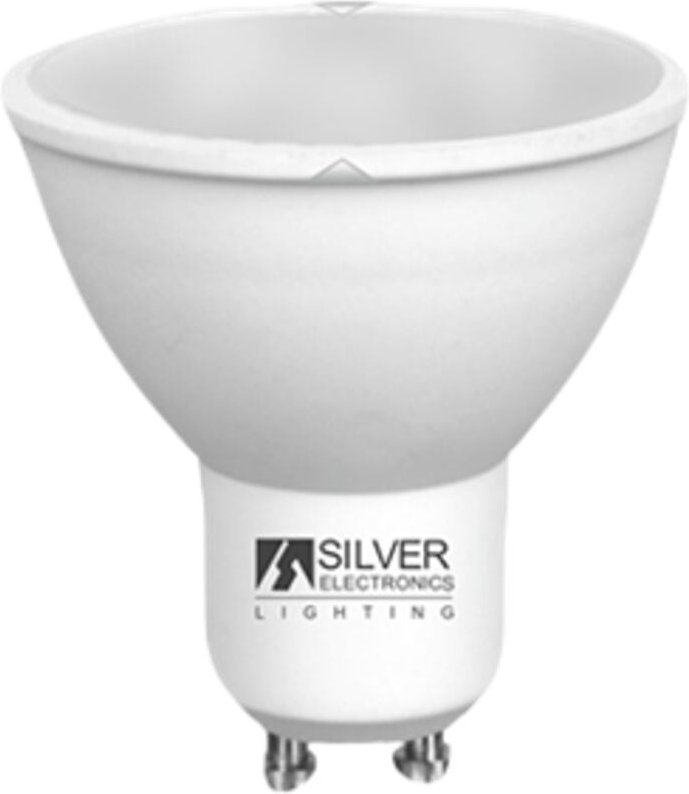 Silver Electronics - LED-Glühbirne silver electronic eco multi led dichroic 7w=44w - gu10 - 6000k - 120º 567 lm - kaltes...