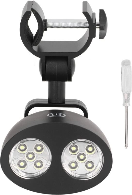 Grillleuchte, Notlampe für Grillen, Camping und Grillen mit 10 LEDs für Elektro- und Holzkohlegrills