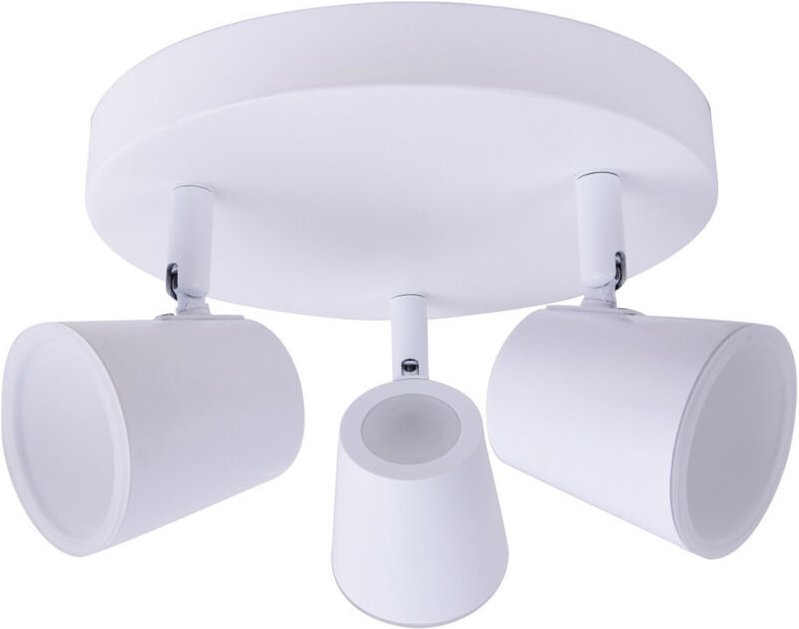 Cristalrecord - led Deckenleuchte 3 Strahler 15W 4000k eisweiß 25-613-01-000