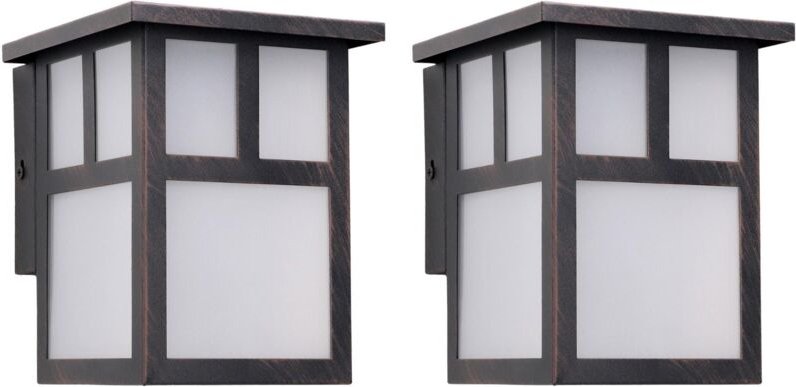 Osaka (2 Stück) Außenwandleuchte im japanischen Stil. Wandleuchte für E27 Glühbirne. - Forlight