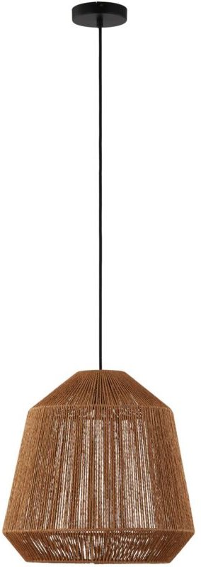 Lindby - Pendelleuchte 'Otso' aus Holz für Wohnzimmer & Esszimmer von