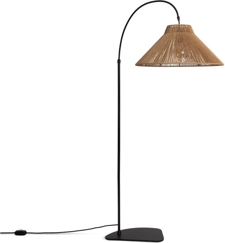 Stehlampe Außen Metall und Seil Montreal Natürlich