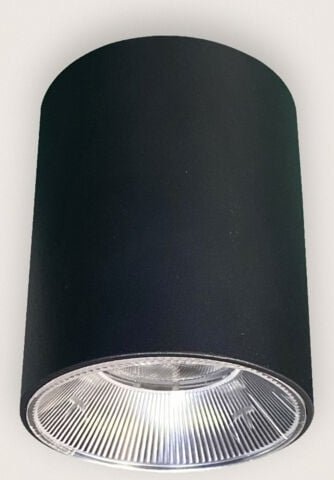 Ledkia - led Deckenleuchte 10W Rund Syrah 2700K - 4000K Schwarz cct