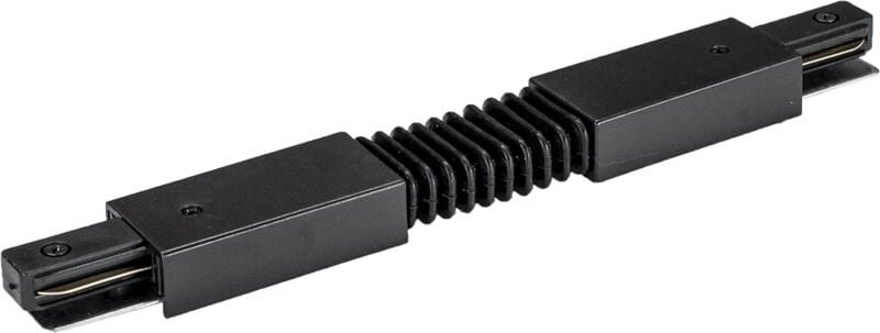 Verbinder für Lichtschienen FLEXIBEL SCHWARZ EINPHASIG