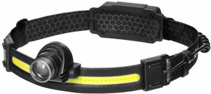 Orno - latarka czołowa led cob 3w + led cree 10w akum. 1200mah