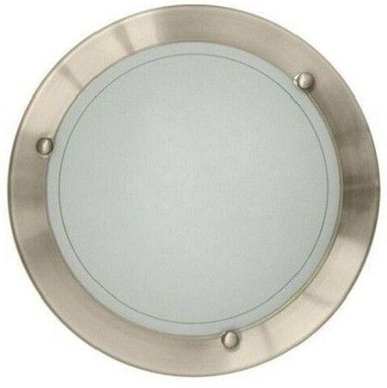 Runde Deckenleuchte 29cm 1xE27 Nickel satiniert GSC 0701938