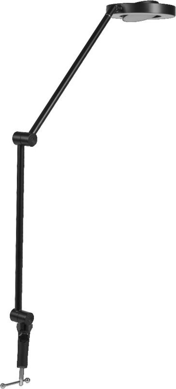 Sun@home panan desk disc clip Schreibtischleuchte, schwarz, 15W, 1200lm, regulierbares Weißlicht (2200K bis 5000K), dimm...