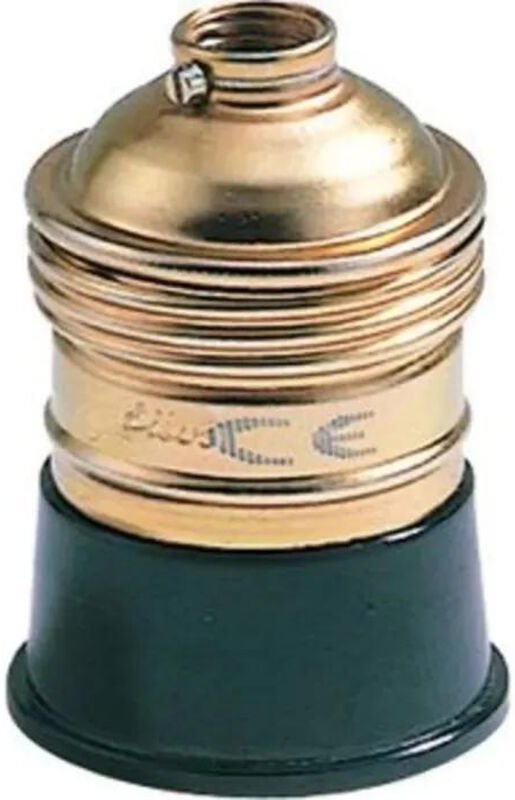 Lebenoid E27 aus Stahl M11 Fassung Messing 70W