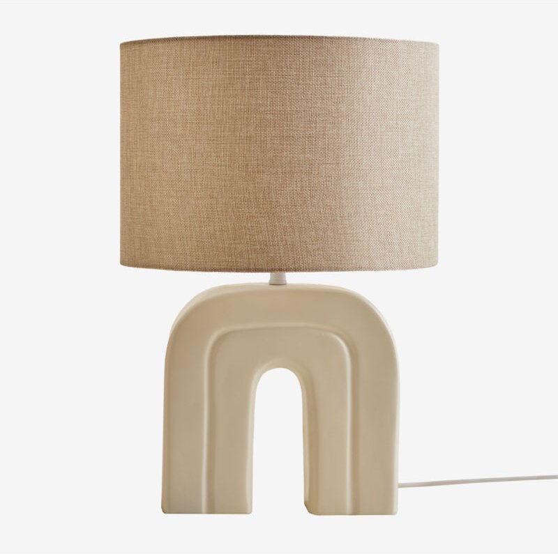 Alamani Tischlampe Gardenia Weiß - Sklum