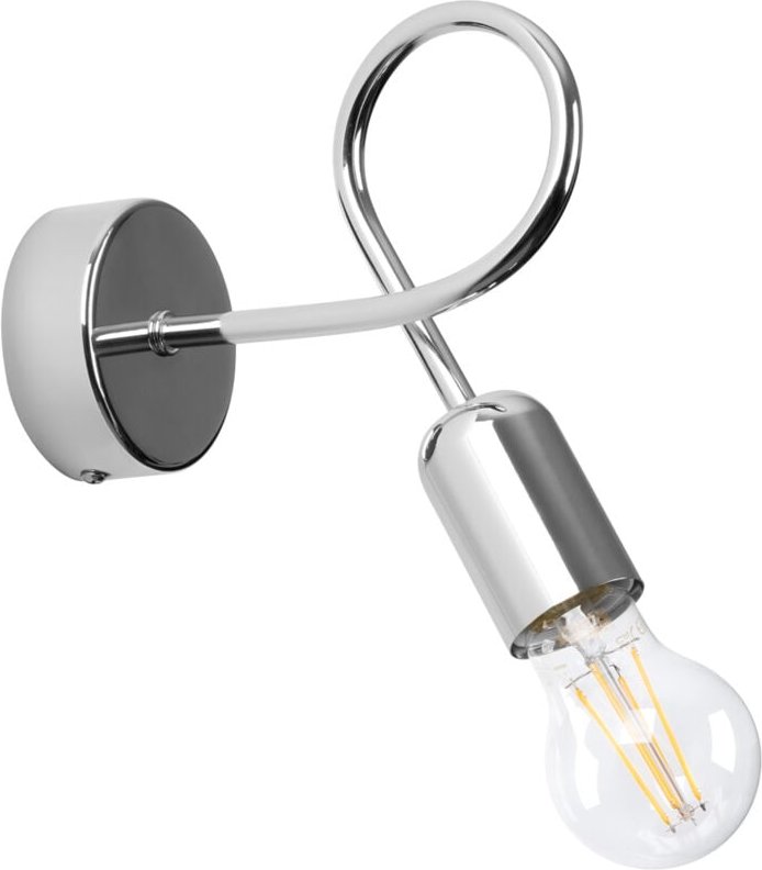 Wandleuchte loop Chrom