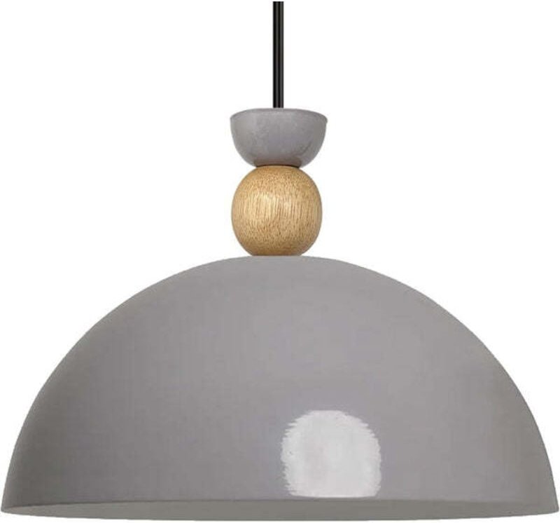 Yimpi Industrielle Pendelleuchte aus Handbemaltem Grau Metall – Vintage-Kronleuchter E27 Ø30 cm für Wohnzimmer, Schlafzi...