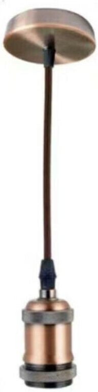 Vintage2mtrotbronzeanhängerdeckesuspensionkronleuchterlampenfassung