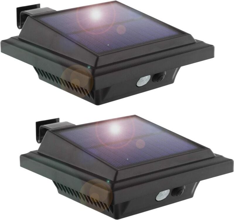 Thumbnail - Solarleuchte für den Außenbereich, Beleuchtung mit Bewegungsmelder, 25 LEDs, kabellose Solar-Außenwandleuchte, geeignet ...