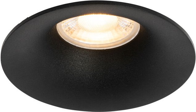 Moderner Einbaustrahler Schwarz GU10 50mm - Gijs