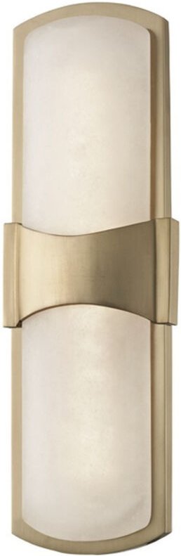 Valencia Led Wandleuchte Messing, Alabaster, 3000K