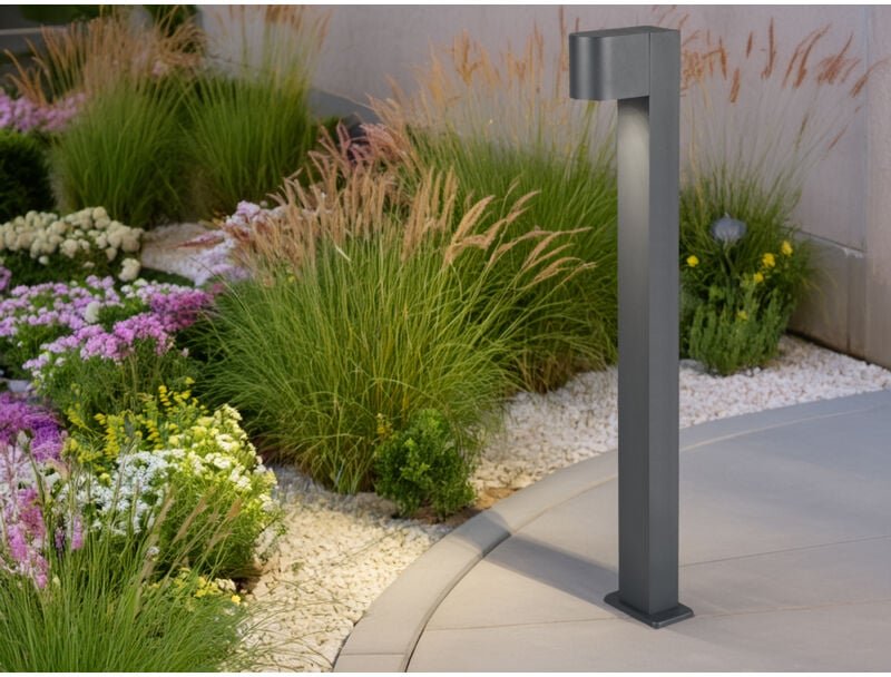 Meinewunschleuchte - led Wegeleuchte in Anthrazit, Höhe 100cm, IP44