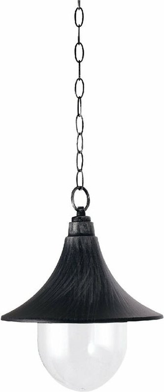 Fraschetti - Galatea lanterna mit 26xH36cm schwarzer Kette im sterben -cast -Aluminium