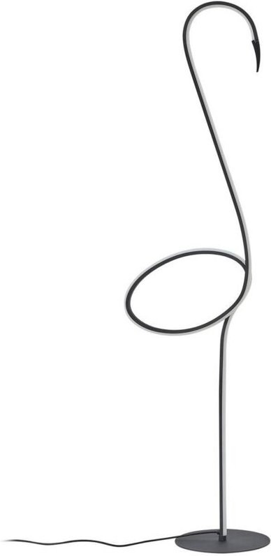 LED Stehlampe "Pajaro" aus Metall dimmbar für Wohnzimmer & Esszimmer von Lindby