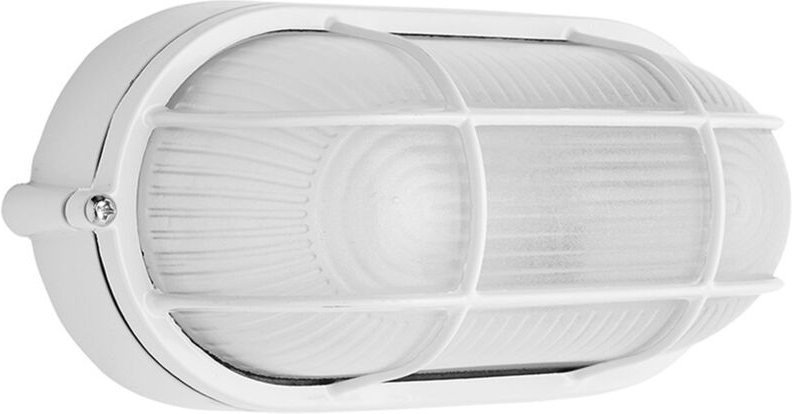 Plafón Industrial Oval Blanco IP44