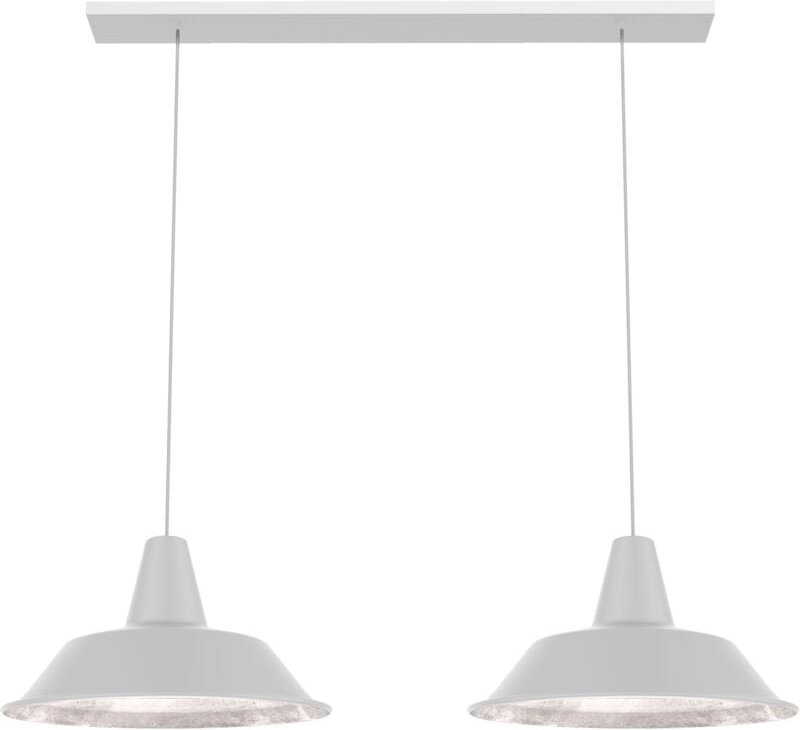 Duna sospensione lineare bianco foglia