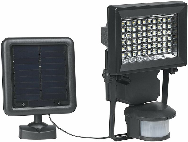 EHS - Solar led-scheinwerfer mit bewegungsmelder - Duracell - sl002bdu
