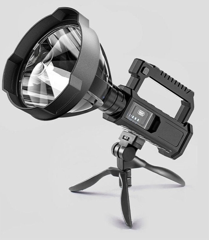 Tragbare, wasserdichte und superstarke LED-Taschenlampe, geeignet für Camping, Wandern und Notfälle