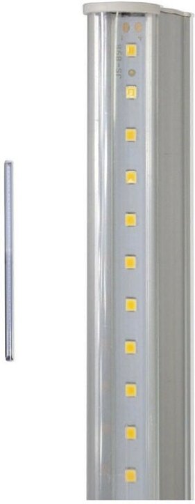 Trade Shop Traesio - Trade Shop - sottopensile led smd trasparente reglette plafoniera 30 60 90 cm 6500 3000 4000K - -30...