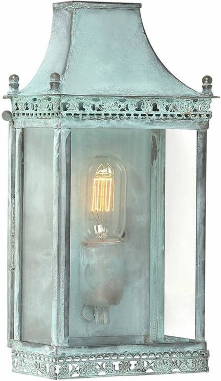 Elstead - Regents Park - 1 Licht Außenwandlaterne Licht Grünspan IP44, E27
